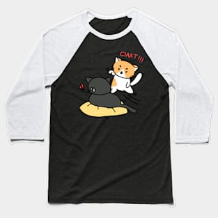 Angry cat Baseball T-Shirt